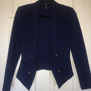 Dark blue double breasted blazer